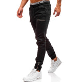 3 Styles Men Stretchy Skinny Biker Slim Fit Denim Men Multi-pocket zipper pencil Pants men casual jeans fashion Casual Trousers