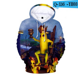 Hot Sales Cotton Men Sweatshirts Candy Band Baida DJ 3D Digital Printing Hoodies Men Kids  Fashion Streetwear Full Color Hoodies