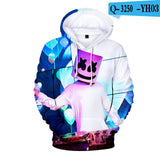 Hot Sales Cotton Men Sweatshirts Candy Band Baida DJ 3D Digital Printing Hoodies Men Kids  Fashion Streetwear Full Color Hoodies