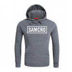 SOA Sons of anarchy the child SAMCRO Men Sportswear Hoodies Male Casual Sweatshirt Winter Fleece Fashion Hip Hop Warm Hoody