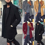 British style Men's Cardigan Long Sleeve Coats Men Casual Slim Fit jacket Coat Male Handsomely dressed streetwear Jacket coat