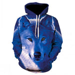 2019 new 3d animal-printed hoodie streetwear sweatshirt pullover casual hip-hop hoodie sportswear