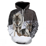 2019 new 3d animal-printed hoodie streetwear sweatshirt pullover casual hip-hop hoodie sportswear