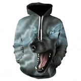 2019 new 3d animal-printed hoodie streetwear sweatshirt pullover casual hip-hop hoodie sportswear