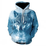 2019 new 3d animal-printed hoodie streetwear sweatshirt pullover casual hip-hop hoodie sportswear