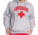 3 Side Print Lifeguard  man Hoodie Sweatshirt Red Life Guard New Unisex S-2XL